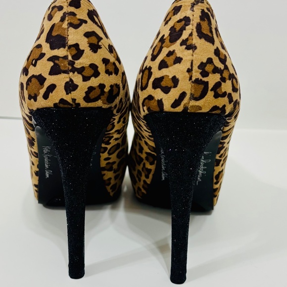 Kardashian Collection Women's Leopard Platform 5" Stilettos Pumps Heels Size 9.5 - Picture 5 of 8